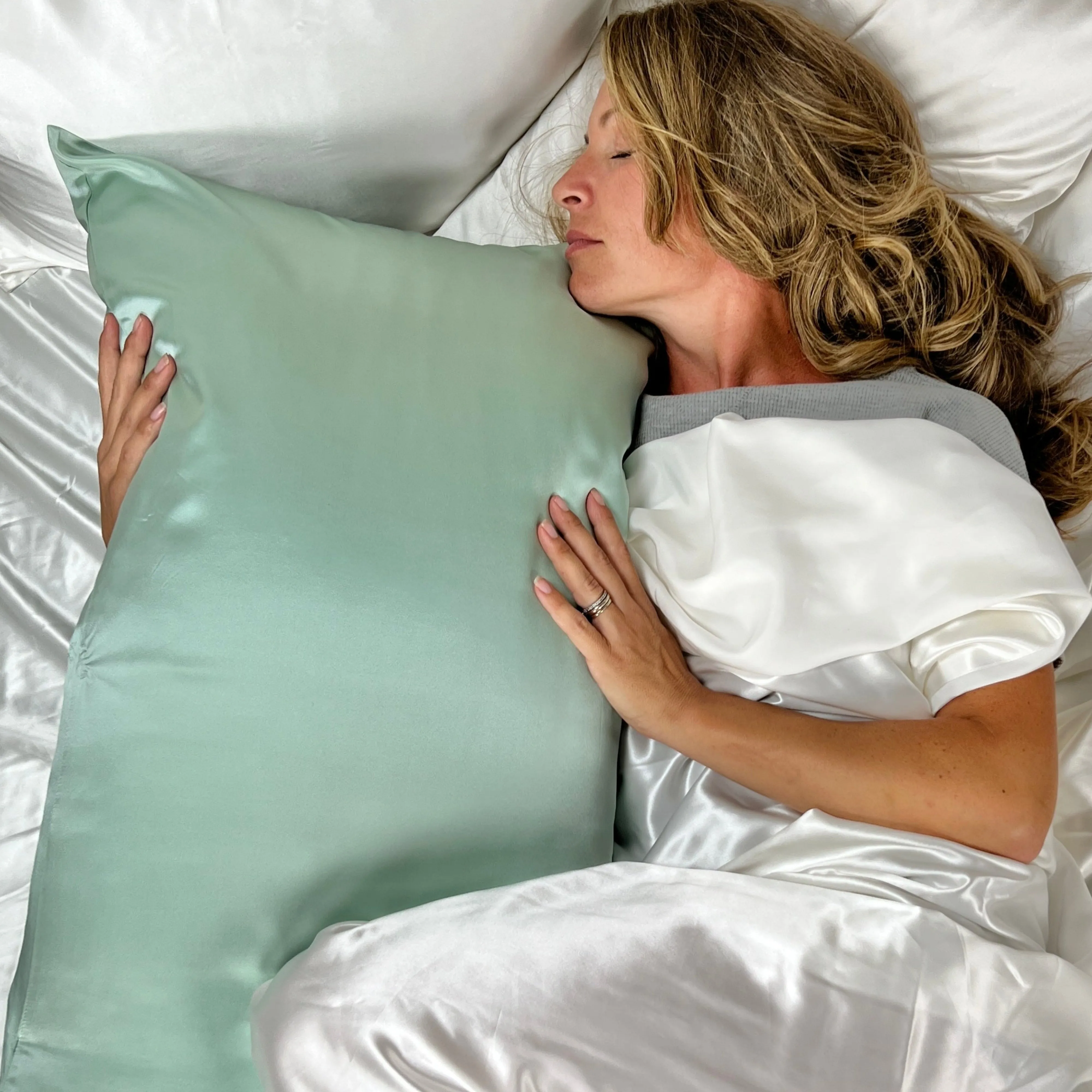 19 Momme Silk Pillowcase - Green