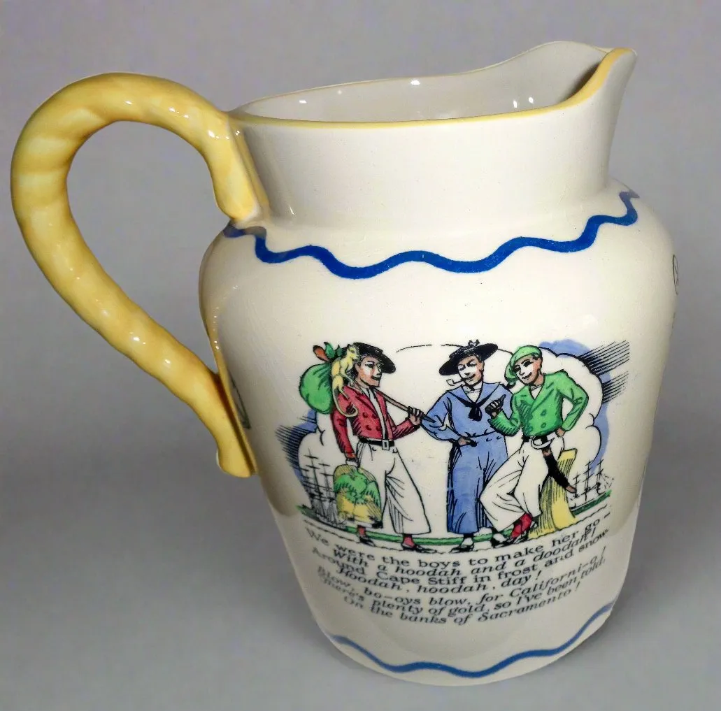 1920s Royal Doulton Nautical Series Sea Shanty Jug