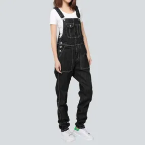 90s style women's denim overall