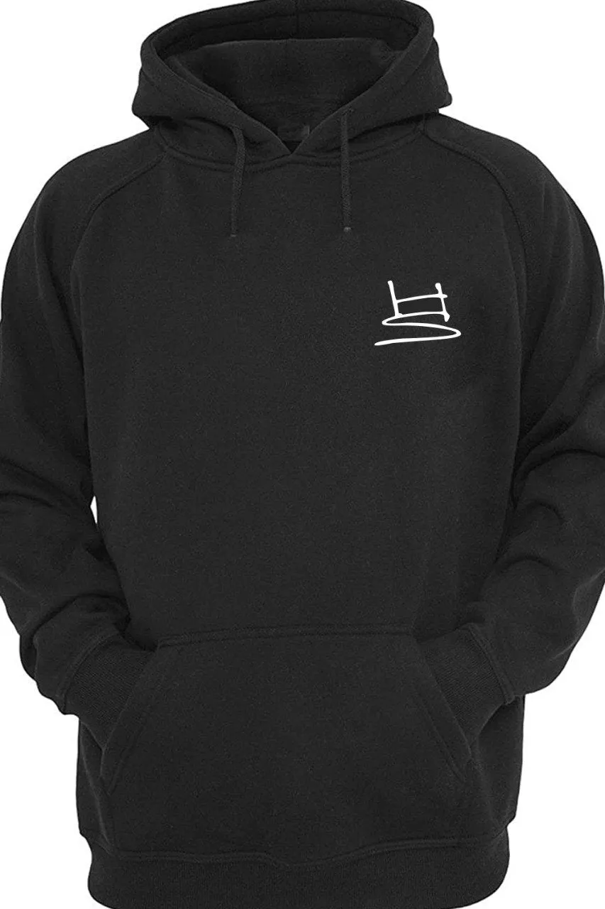 Aa Lo Veera Graphic Printed Black Hoodie