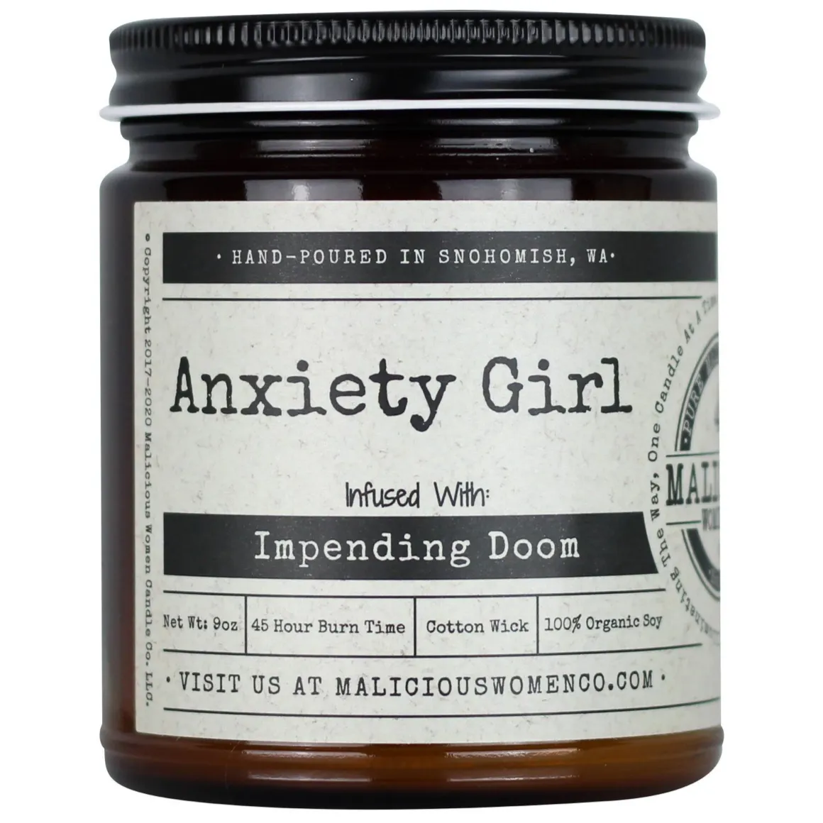 Anxiety Girl Candle