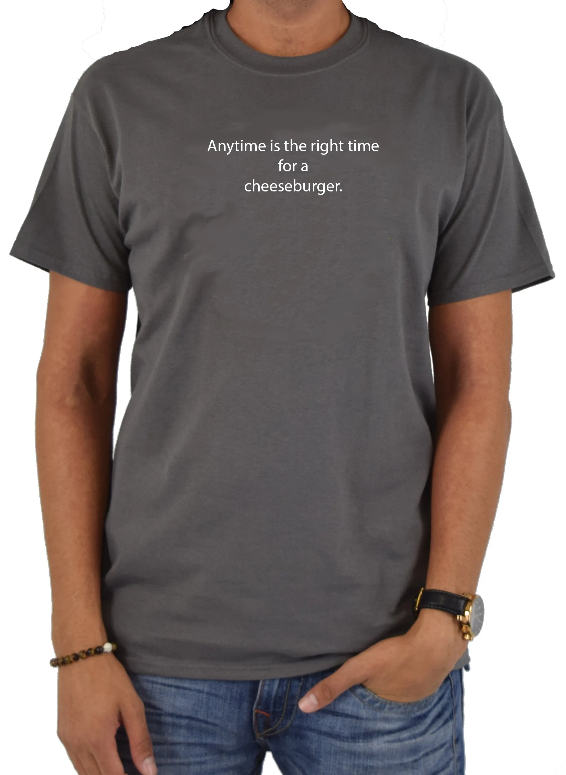 Anytime is the right time for a cheeseburger T-Shirt