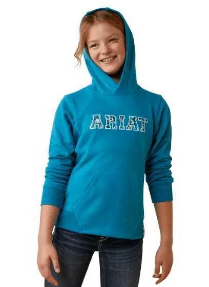 Ariat Girl's 2.0 Mosaic Blue Hoodie 10043322