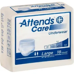 Attends Adult Absorbent Underwear Pull On Large Disposable Moderate Absorbency Bag of 25