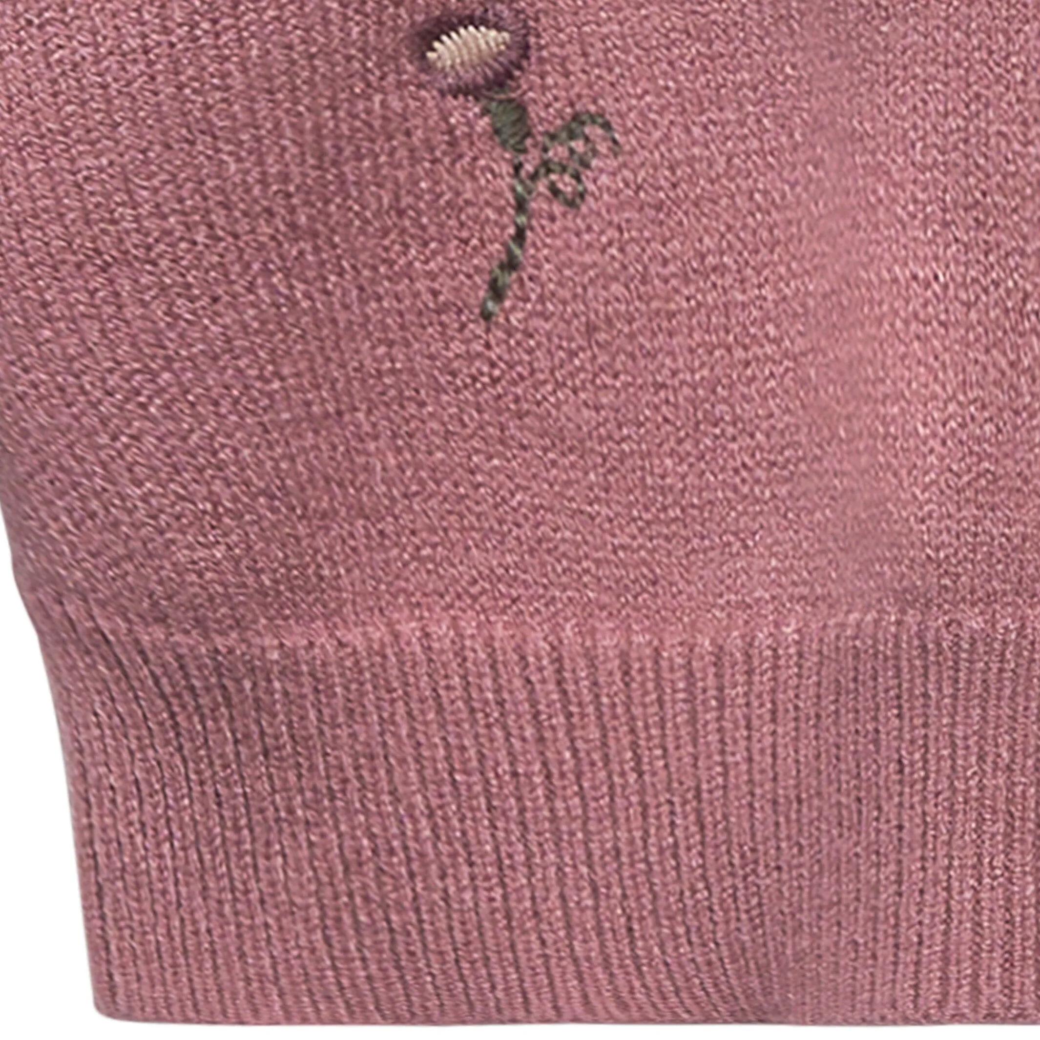 Baby Girls Rose Floral Embroidered Sweater