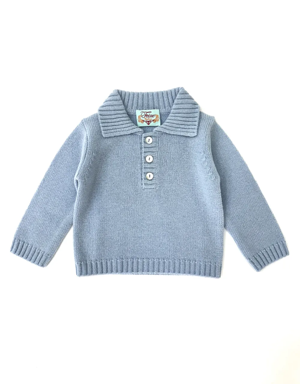 Baby Winter Polo in Light Blue