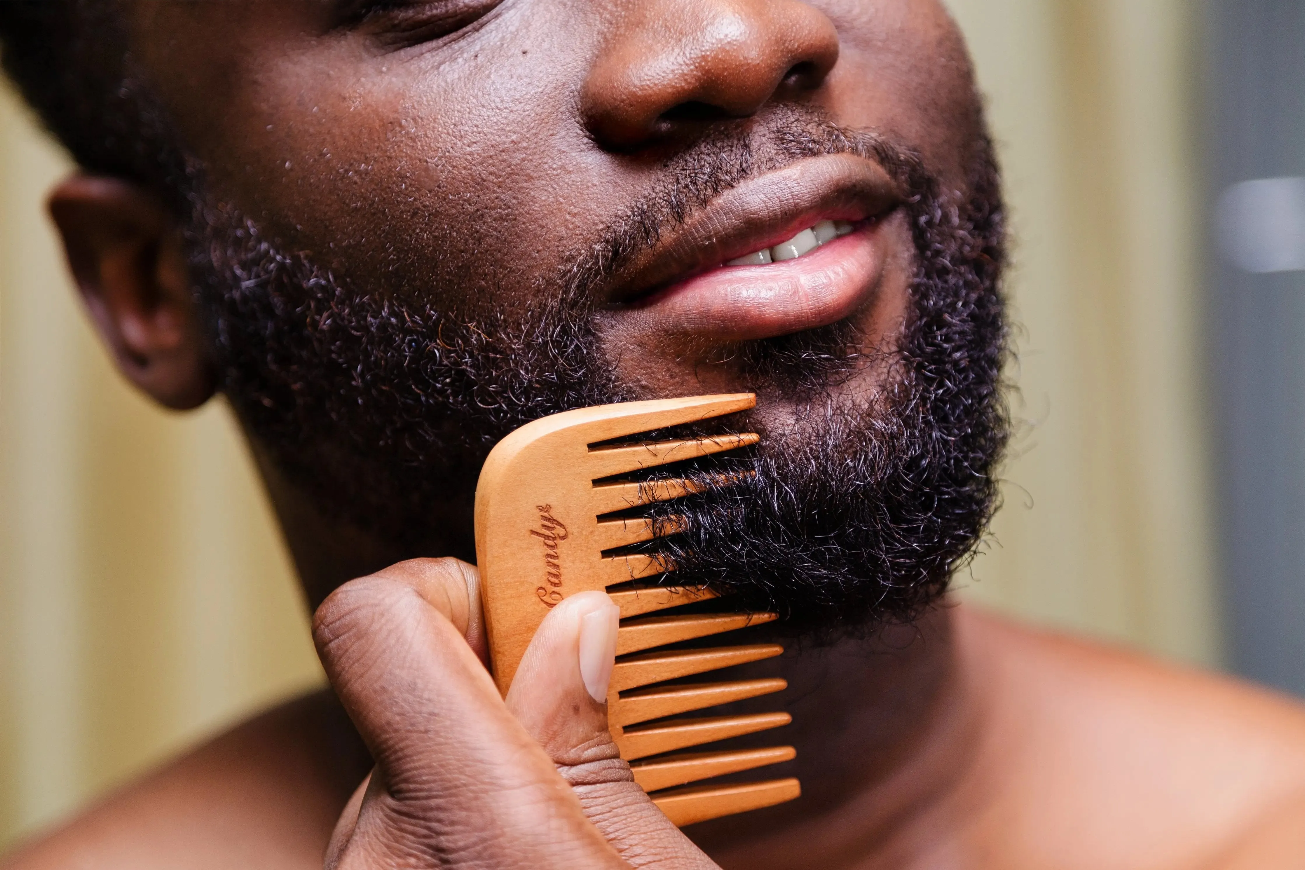 Bamboo Beard Comb