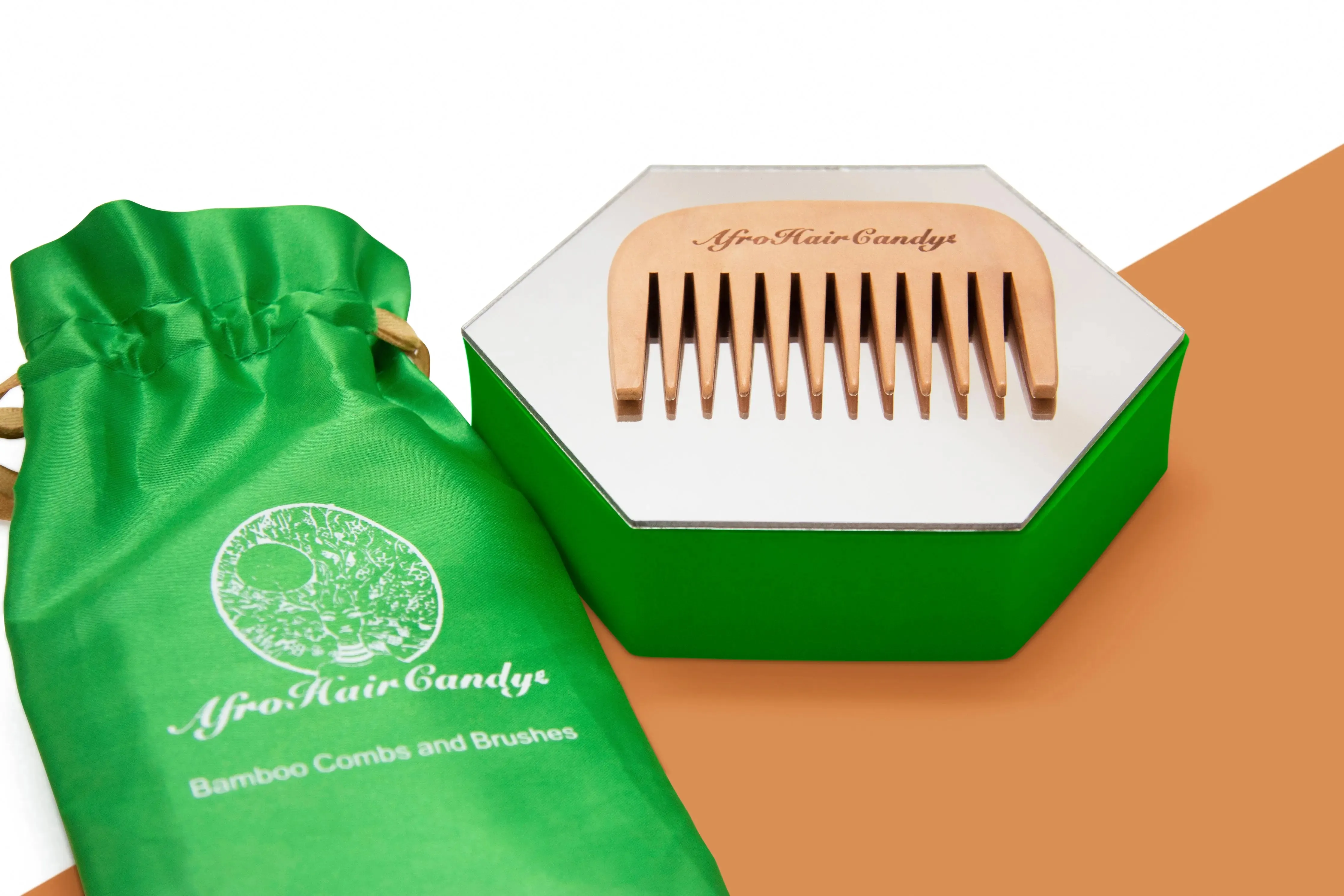 Bamboo Beard Comb