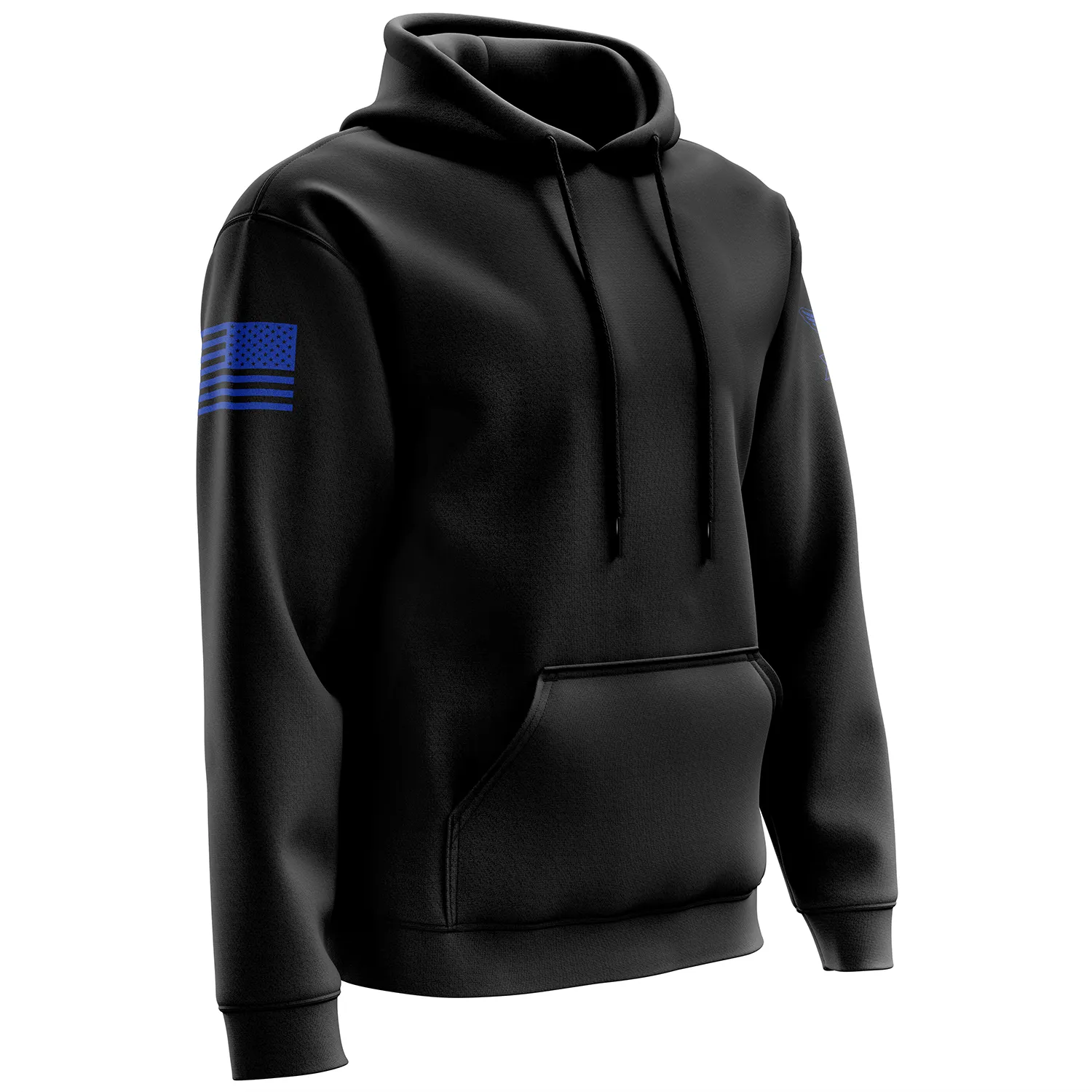 Basic - Black   Blue Hoodie