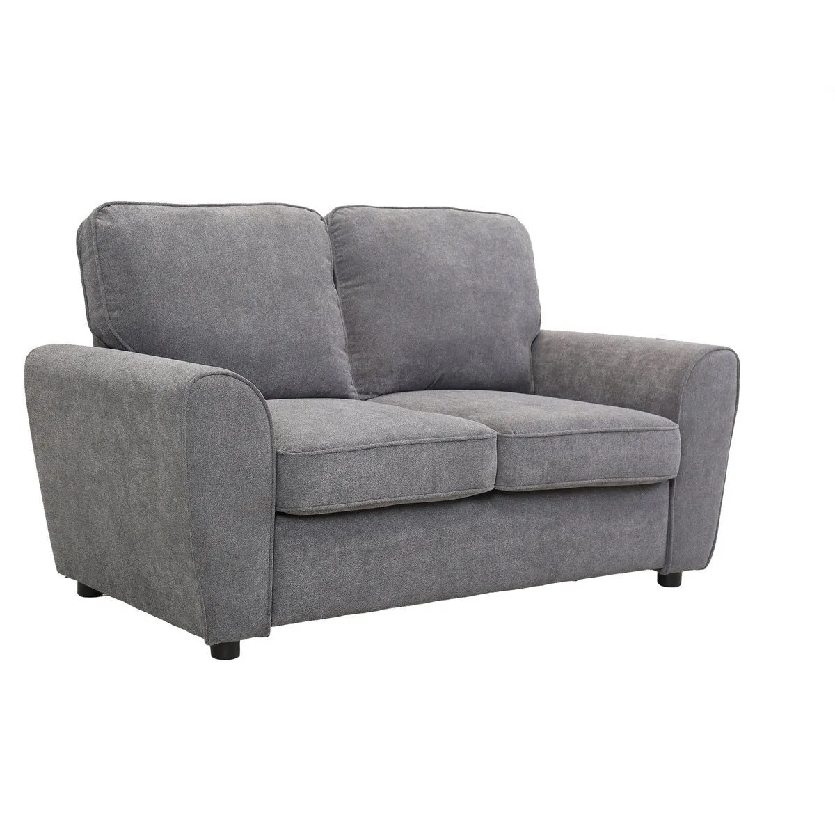 Bethany Collection Loveseat Grey Fabric