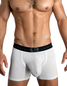 Big Boy Pouch 5" Inseam Boxer Brief White