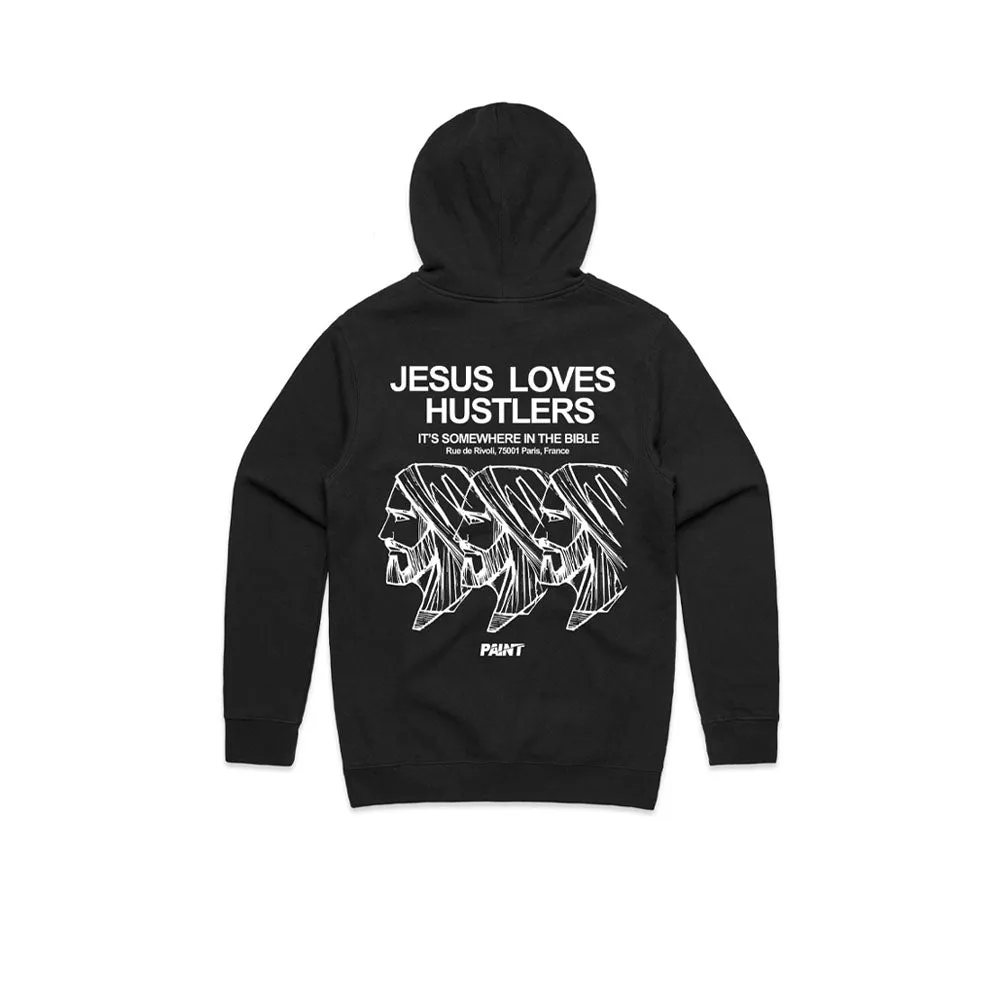 Black Jesus Loves Hustlers Hoodie