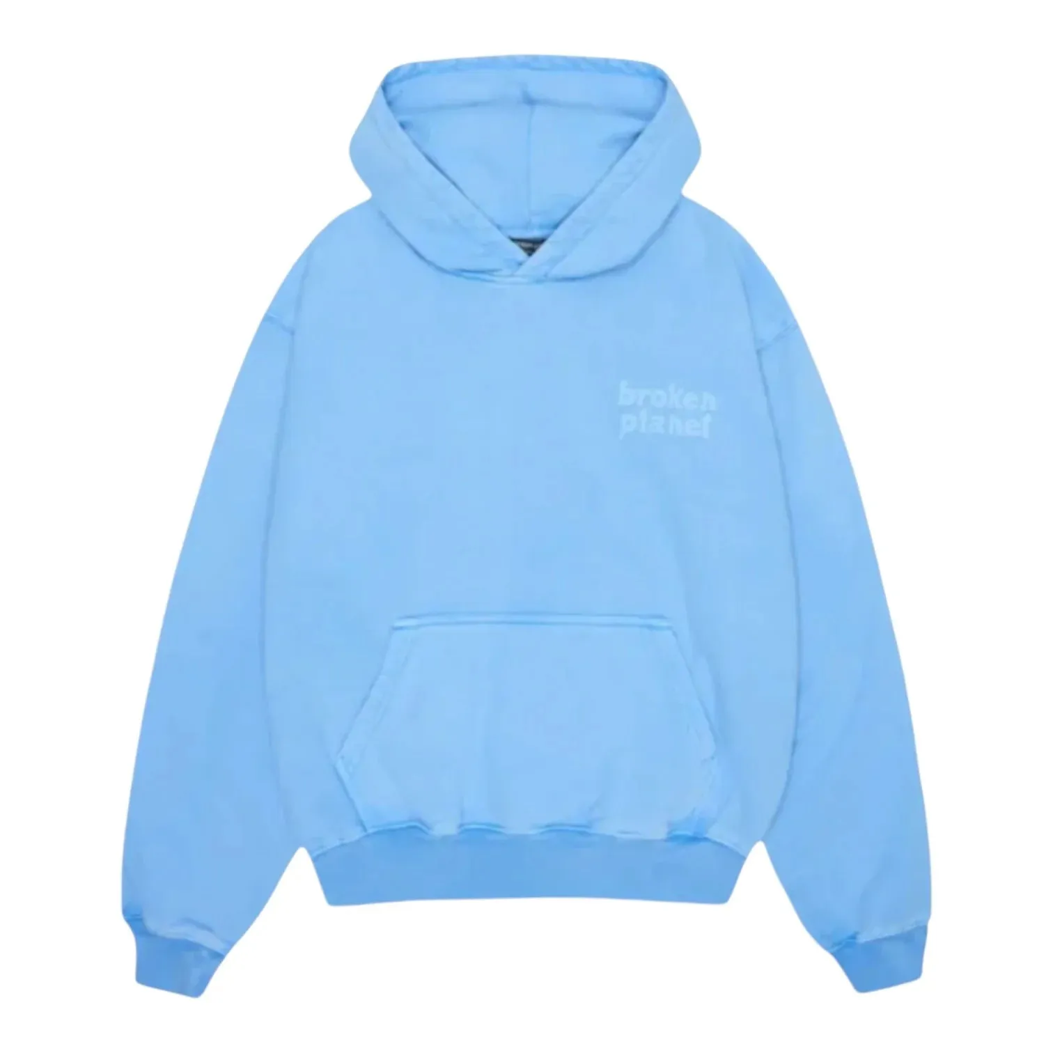 Broken Planet Market Basics Hoodie Light Blue