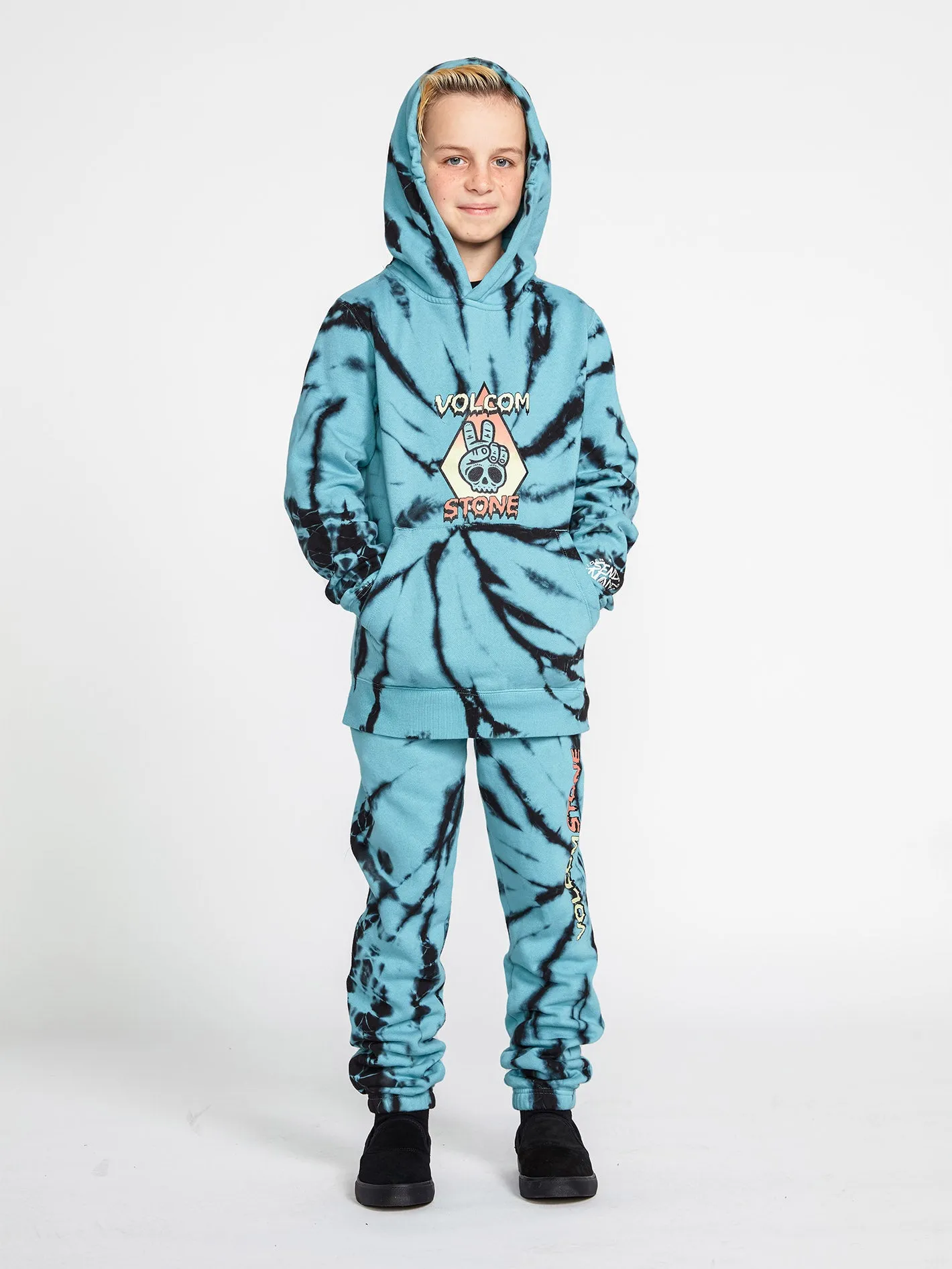 Caiden Hoodie - PALE AQUA - (KIDS)