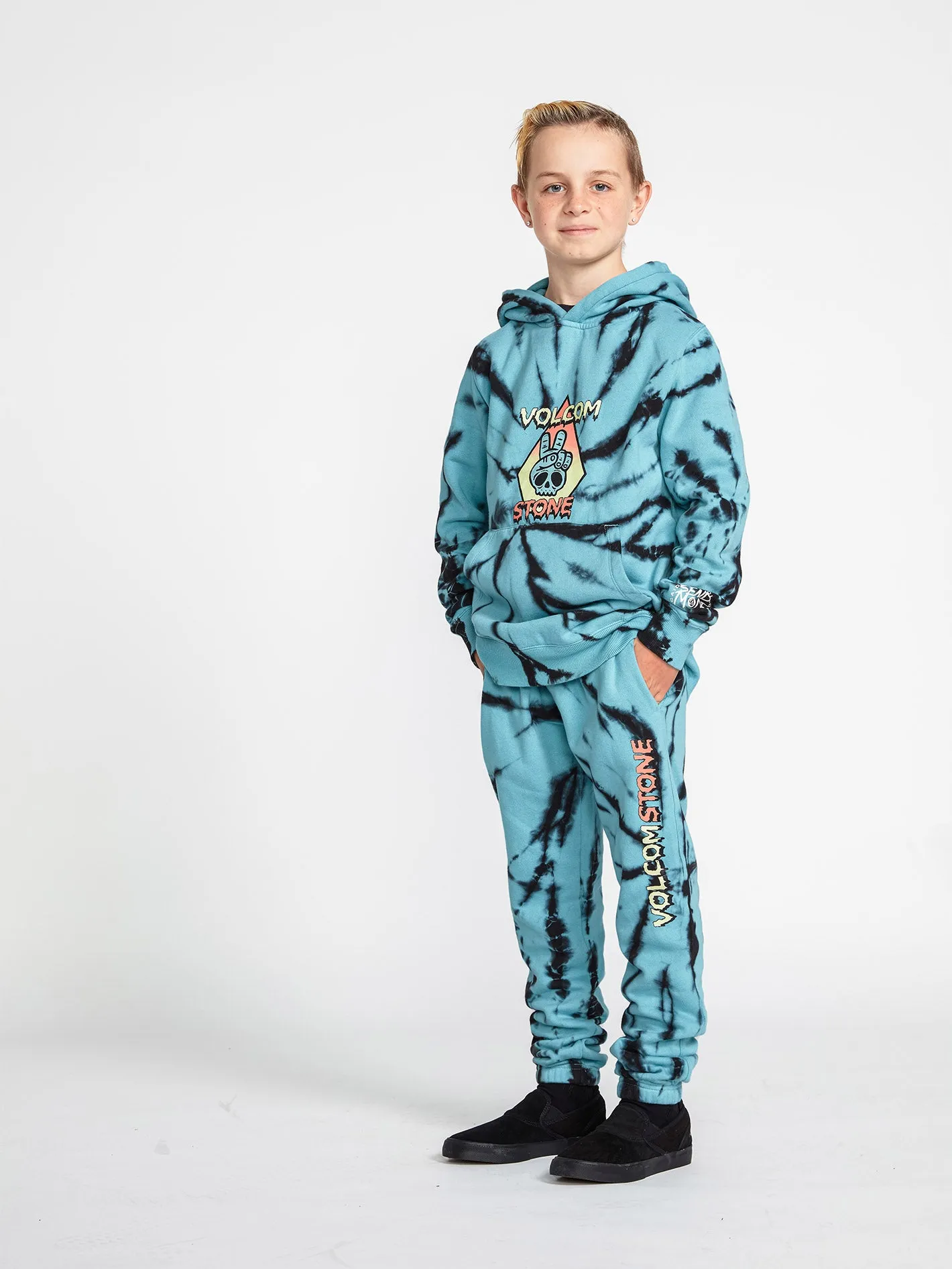 Caiden Hoodie - PALE AQUA - (KIDS)