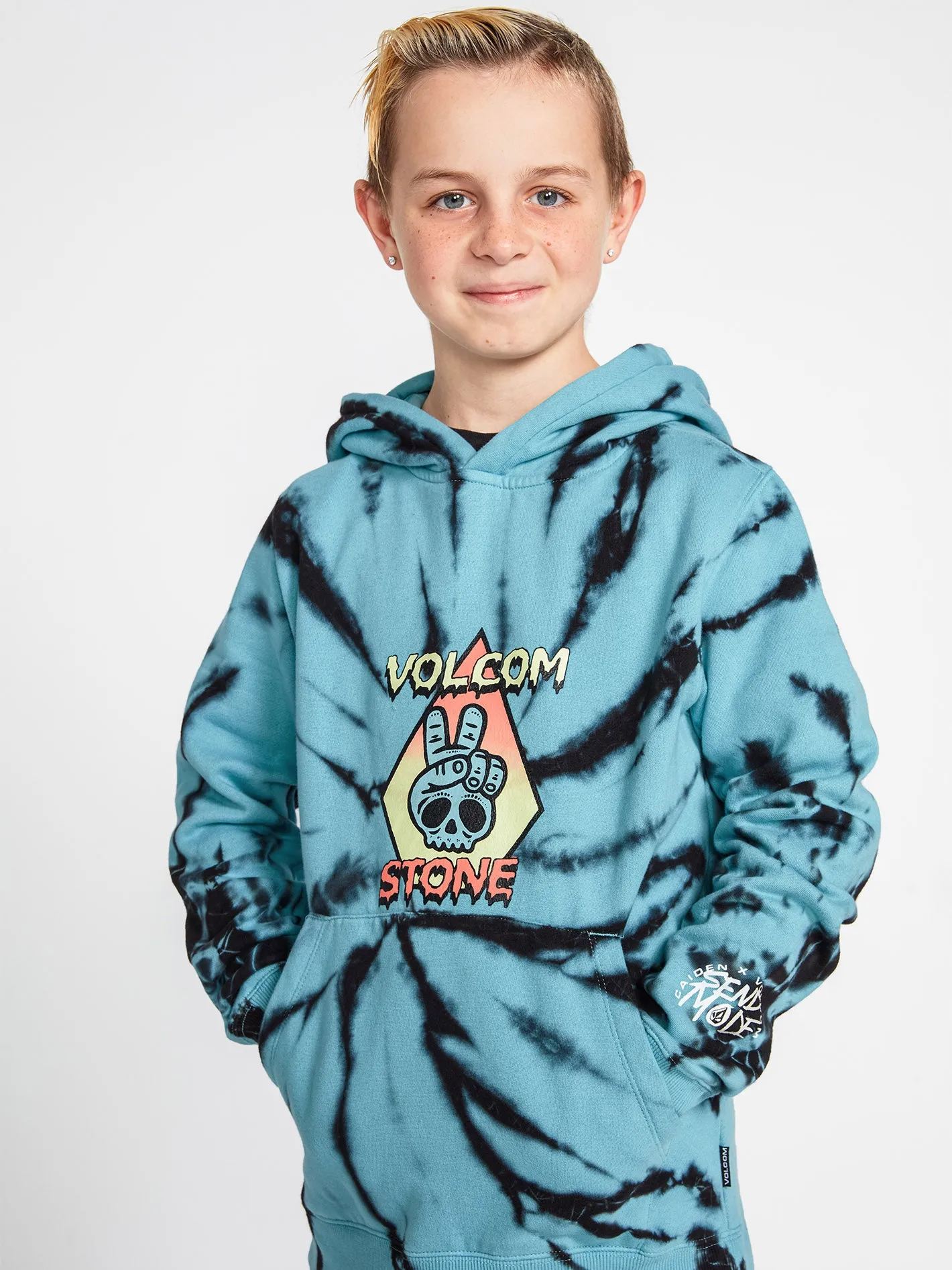 Caiden Hoodie - PALE AQUA - (KIDS)