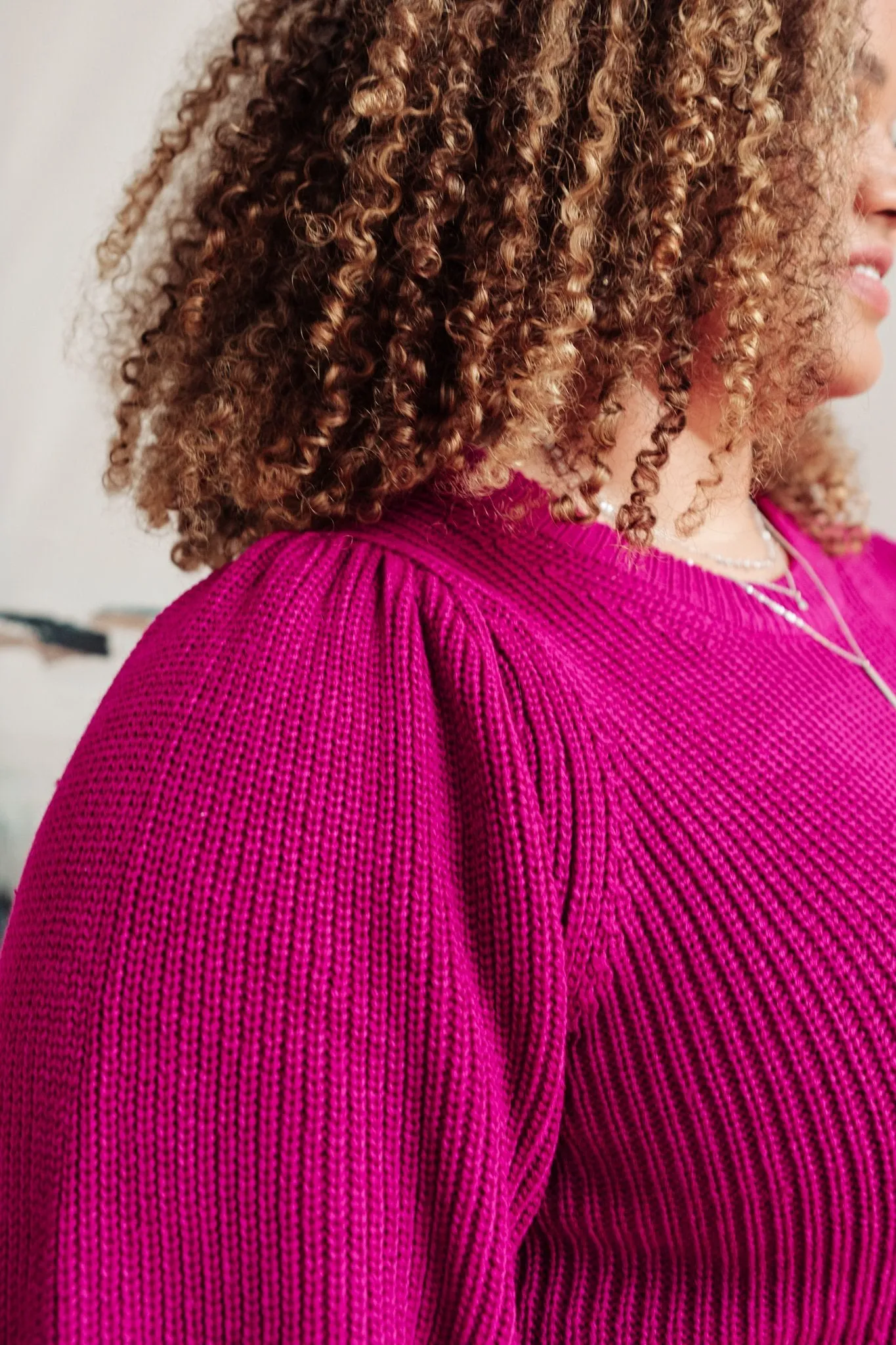 Candy Sweet Sweater in Magenta