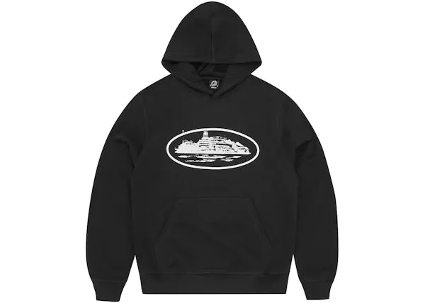 Corteiz Alcatraz Hoodie Black