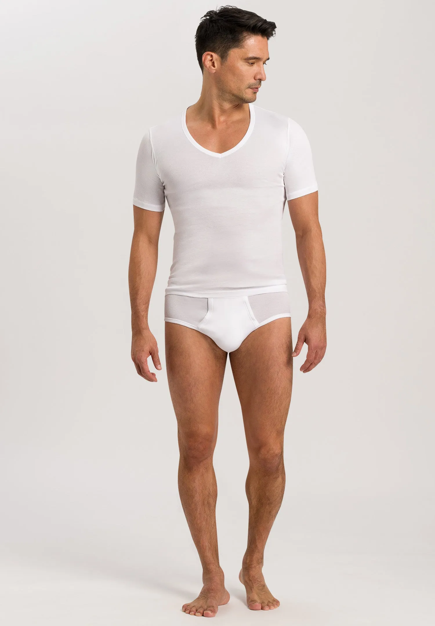 Cotton Pure Cotton Brief With Fly | White 73631-101