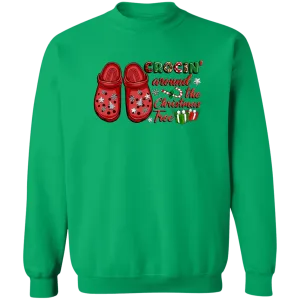 Crocing Christmas Crewneck Pullover Sweatshirt