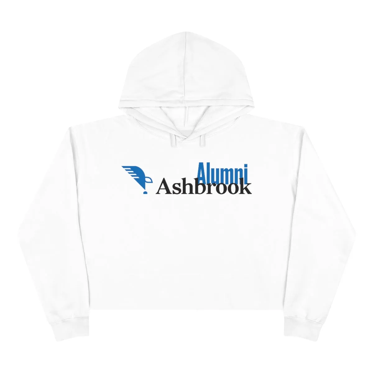 Crop Hoodie with Eagle Quill Alumni Logo