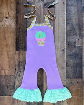 Cupcake Romper Girl Outfit