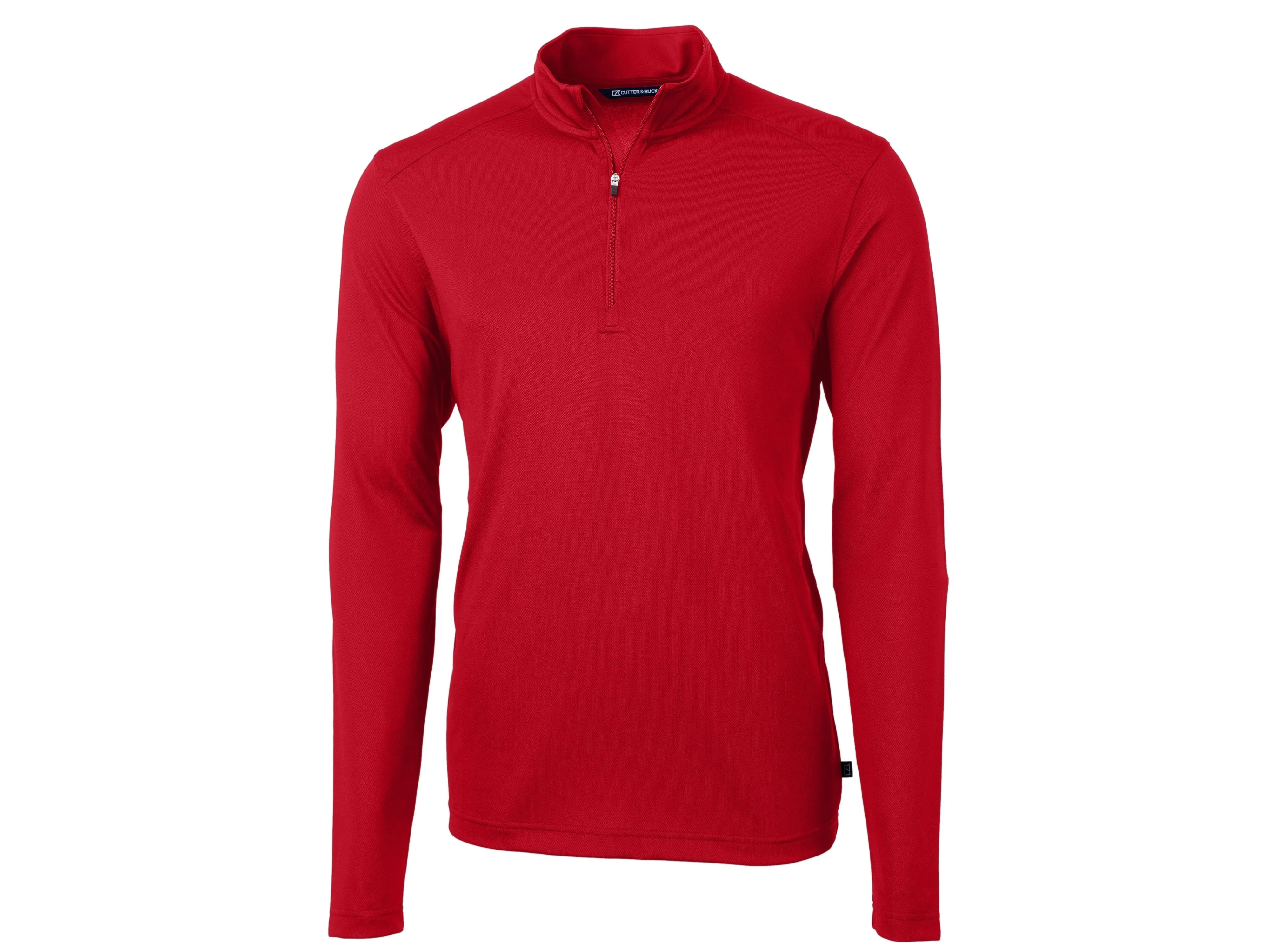 Cutter & Buck Virtue Eco Pique Recycled Quarter Zip Mens Pullover