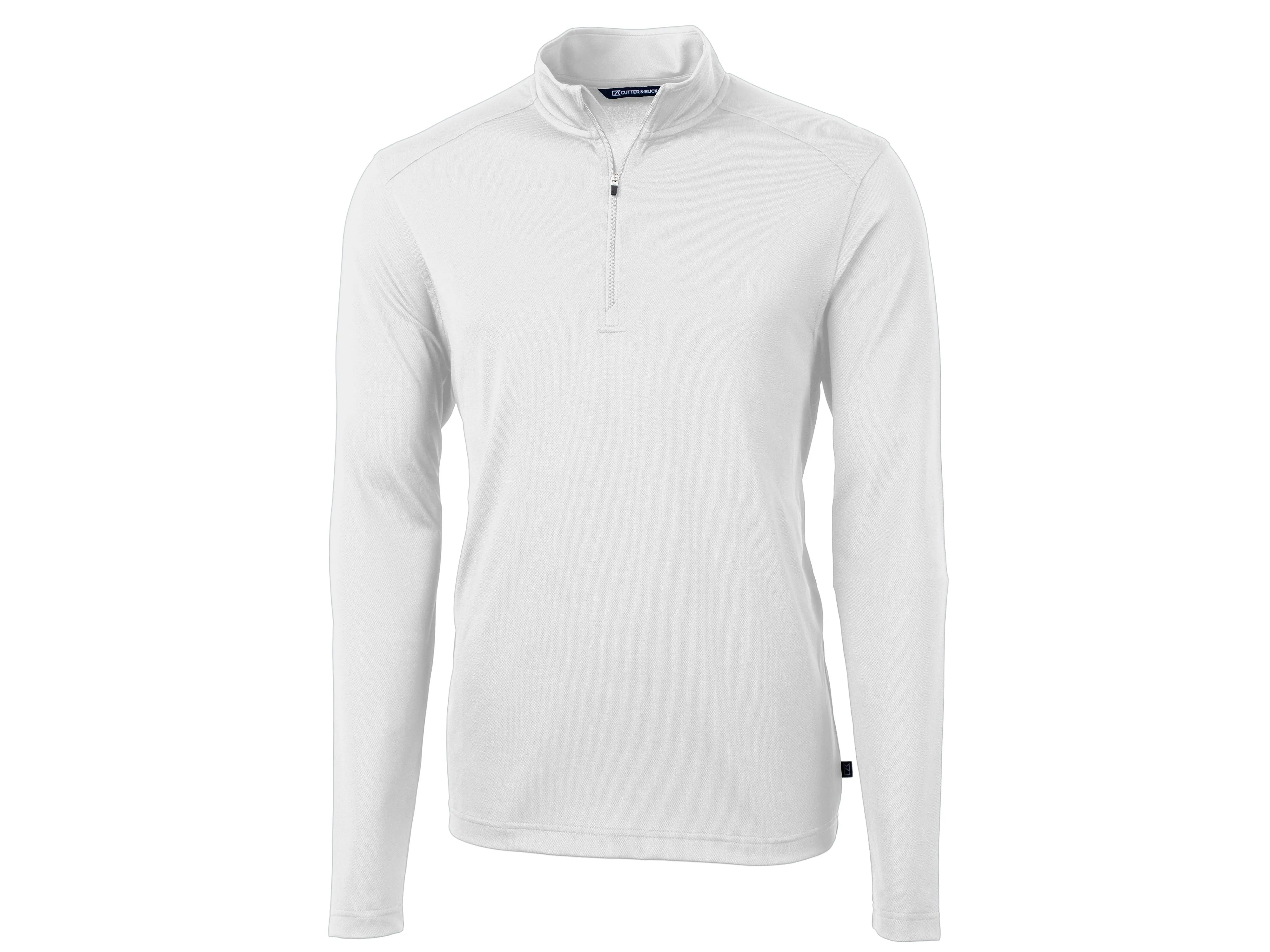 Cutter & Buck Virtue Eco Pique Recycled Quarter Zip Mens Pullover