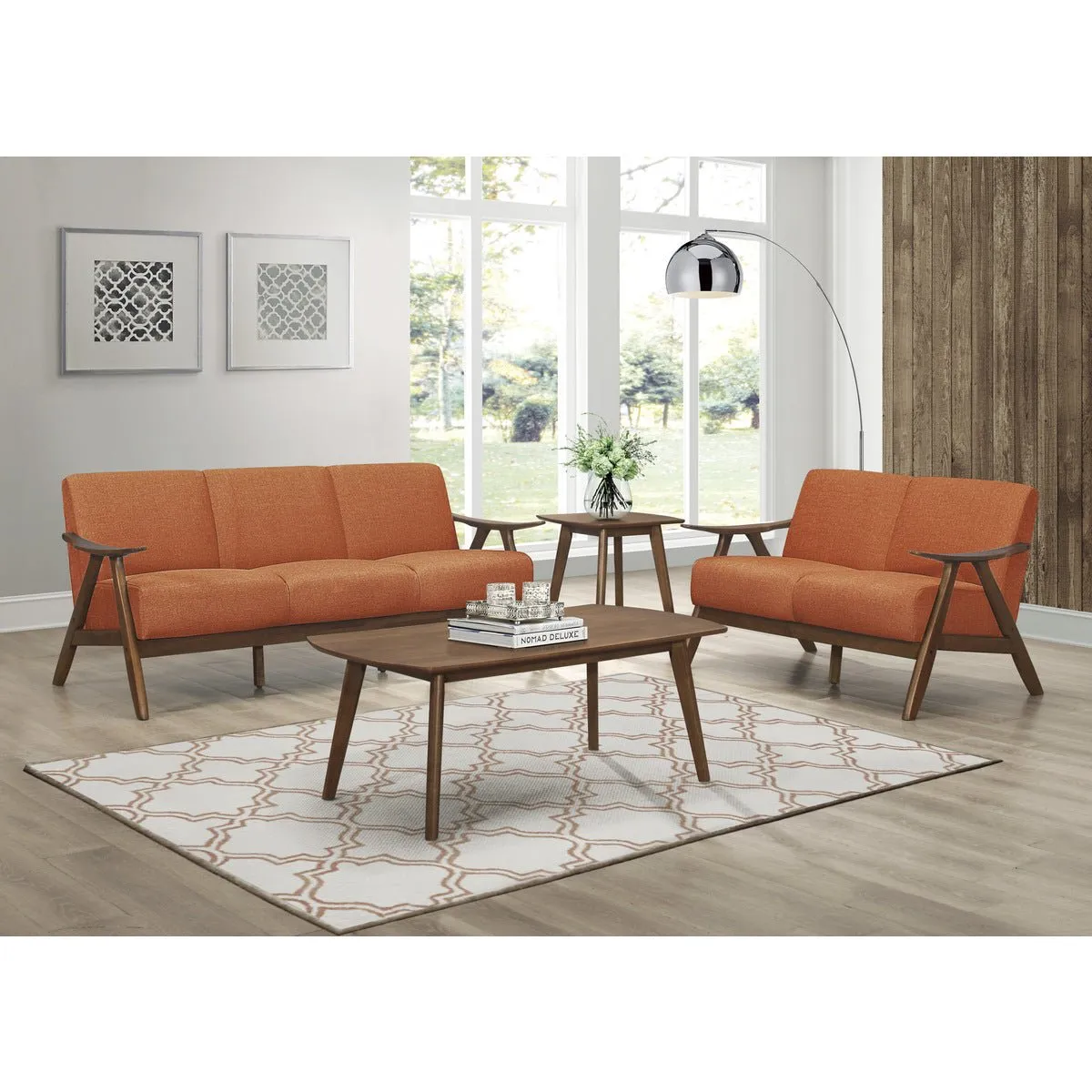 Damala Orange Sofa