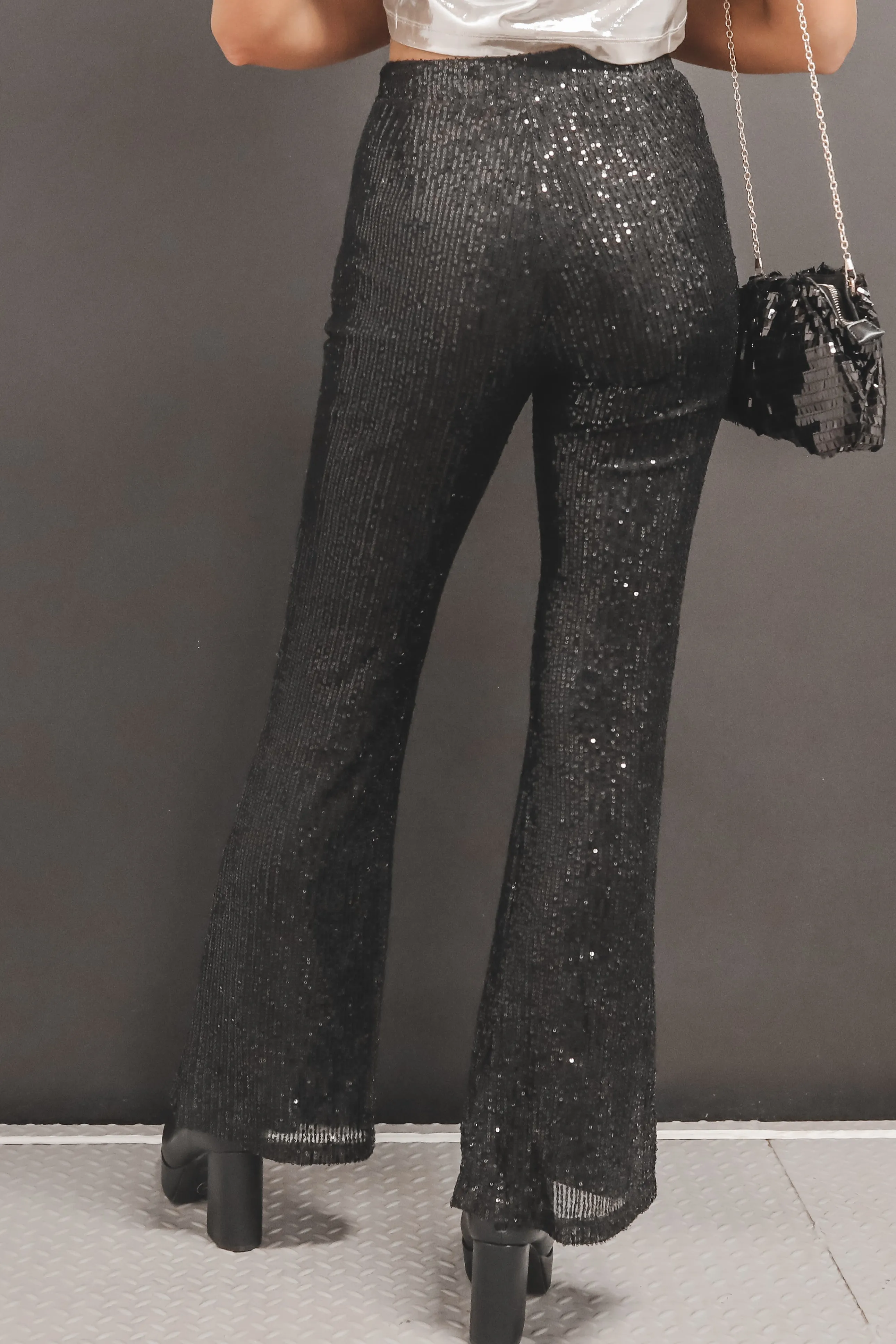 DEAL You've Got The Bling Sequin Flare Pants