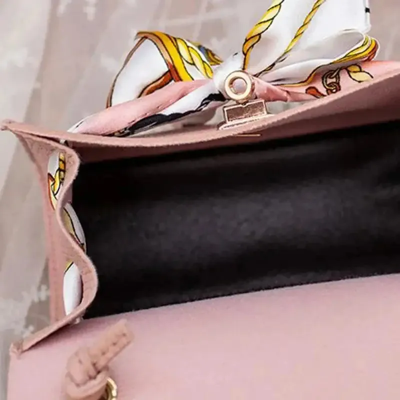 Designer Silk Scarf Shoulder Crossbody Bags for Women