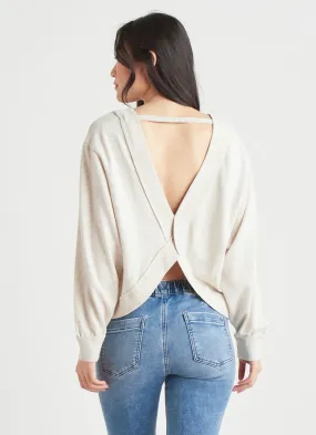 Dex Open Back Sweatshirt