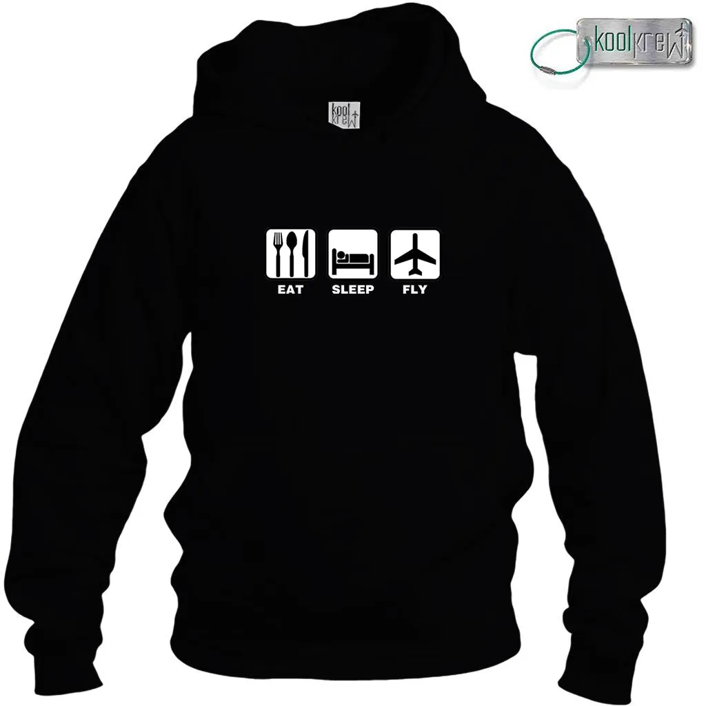 Eat Sleep Fly Hoodie