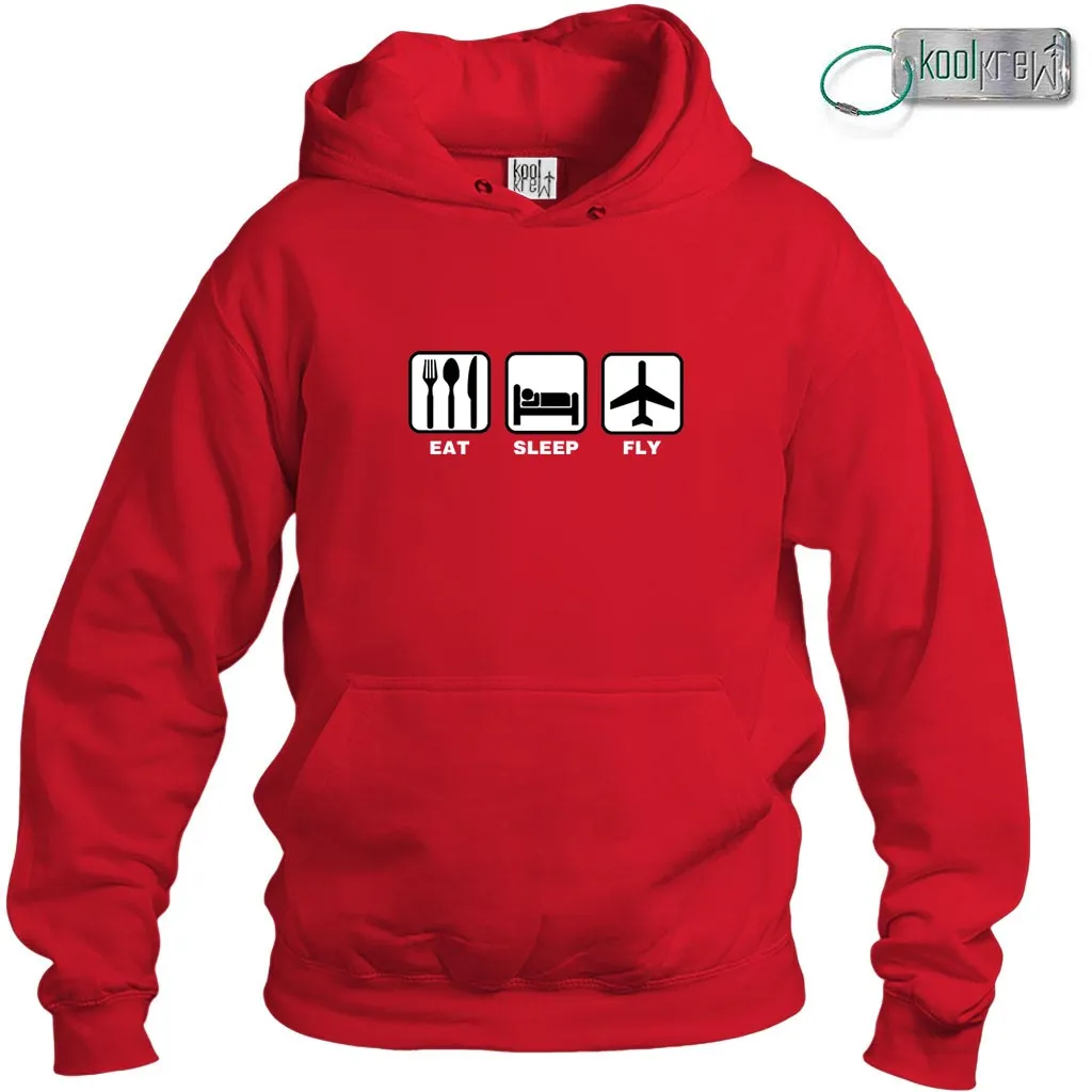 Eat Sleep Fly Hoodie