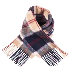 Edinburgh 100% Lambswool Scarf  Bannockbane Navy