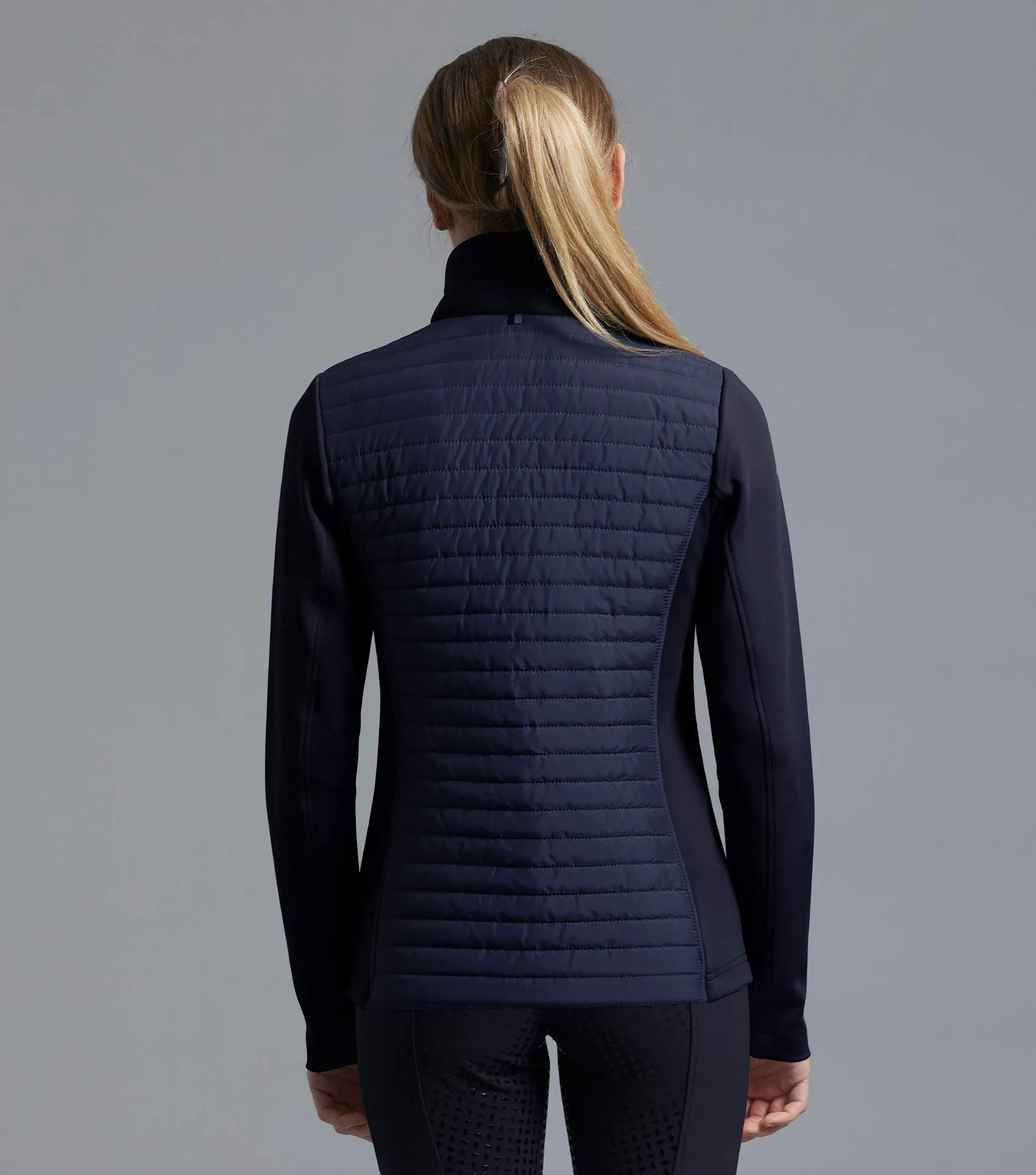 Elena Ladies Hybrid Technical Riding Jacket Navy