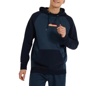 ELLESSE RUBINACCI HOODIE - MENS - NAVY/MARLE