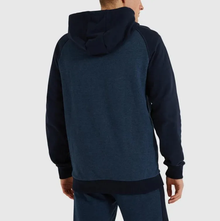 ELLESSE RUBINACCI HOODIE - MENS - NAVY/MARLE