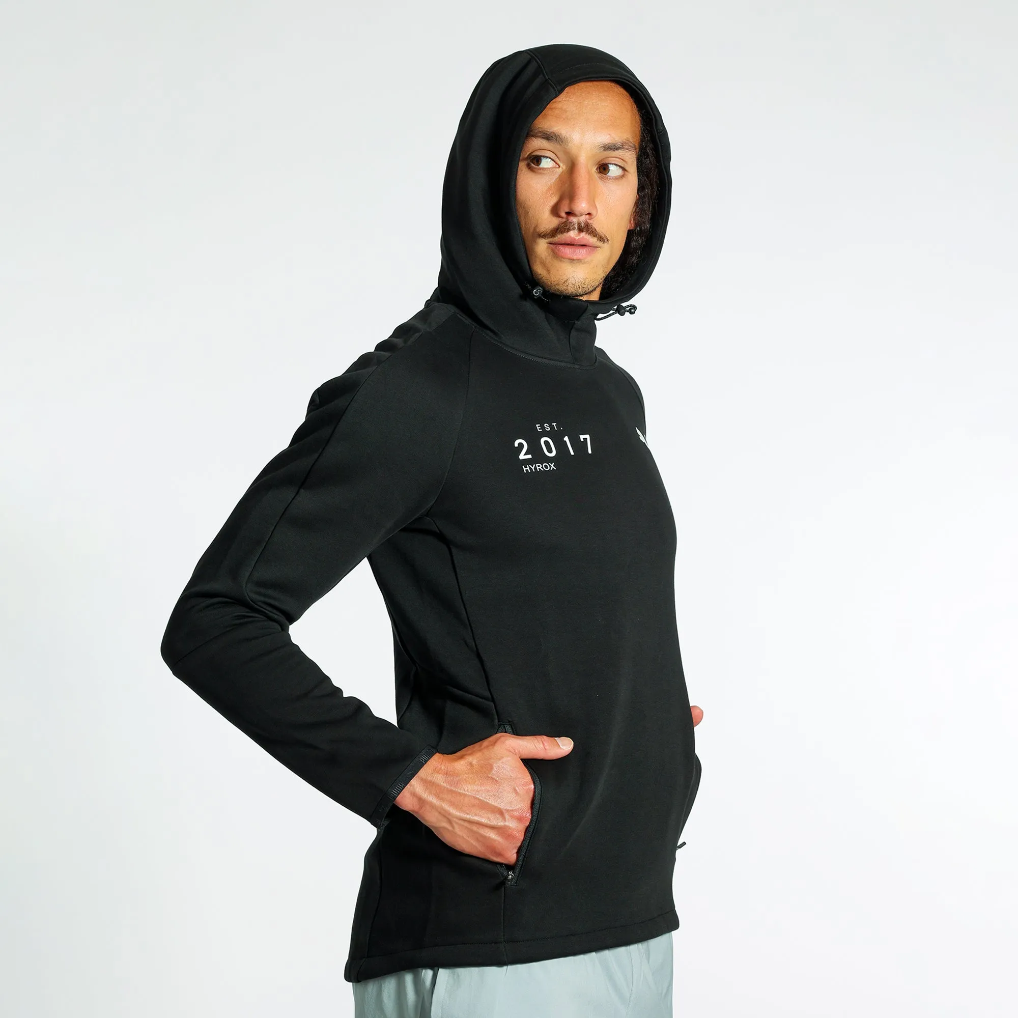 Evostripe Performance Hoodie - Black