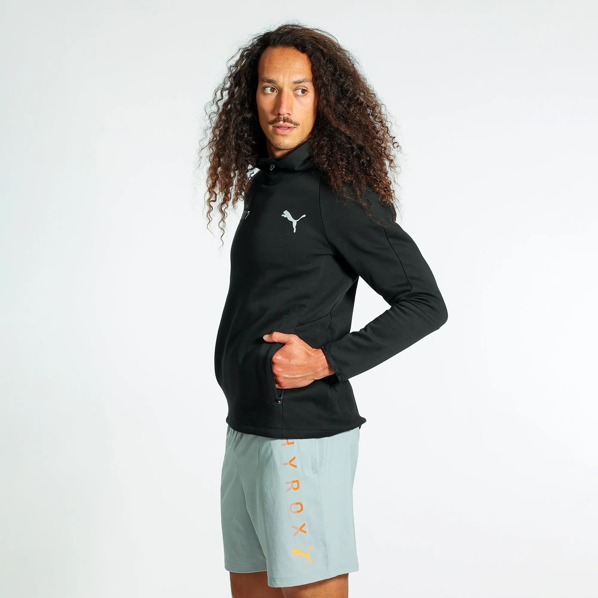 Evostripe Performance Hoodie - Black