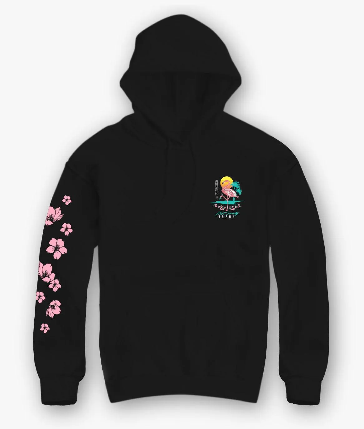 Flamingo Blossom 2.0 Mens Hoodie