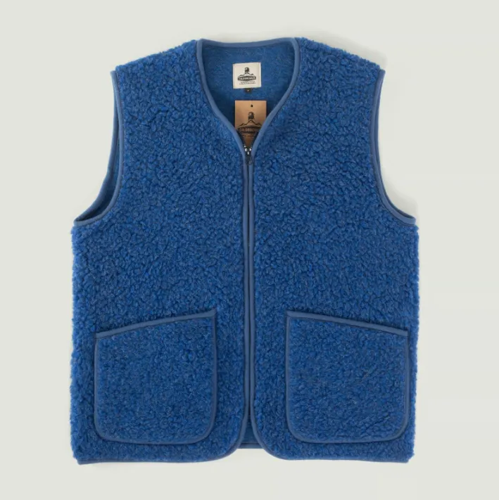 GILET LAINE PEPITCO DEEP BLUE / COLDBREAKER