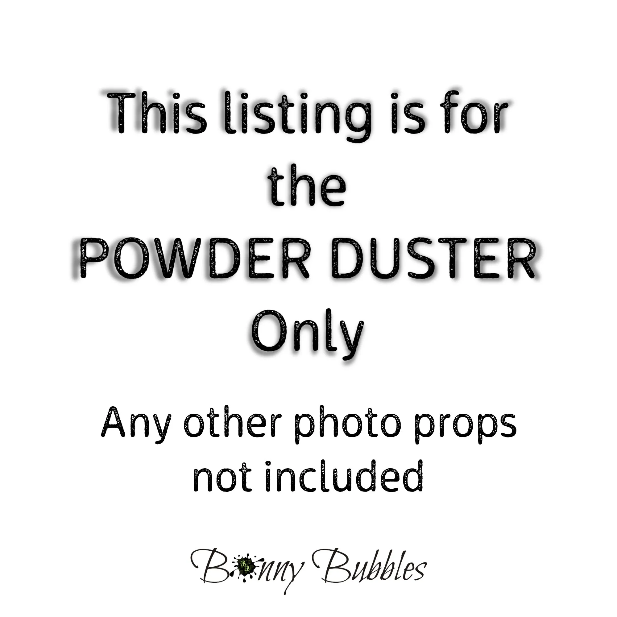 Green Body Powder Duster for Men - Large 5 inch