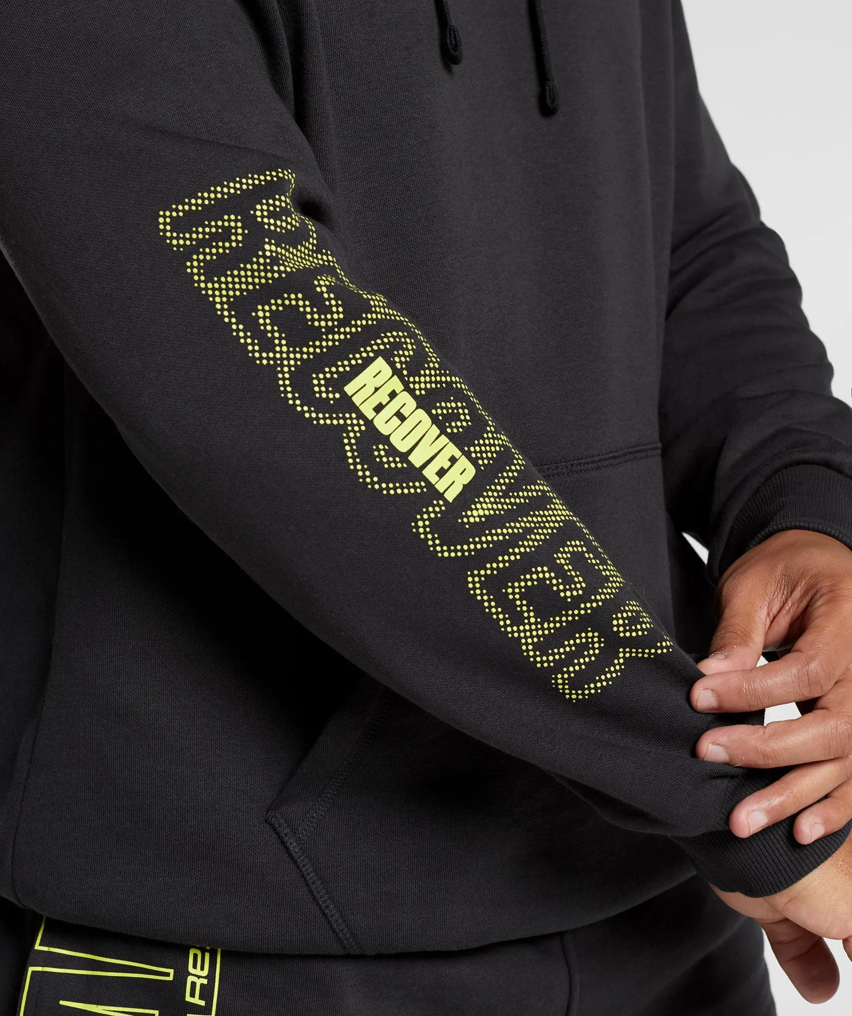 Gymshark Recovery Graphic Hoodie - Black