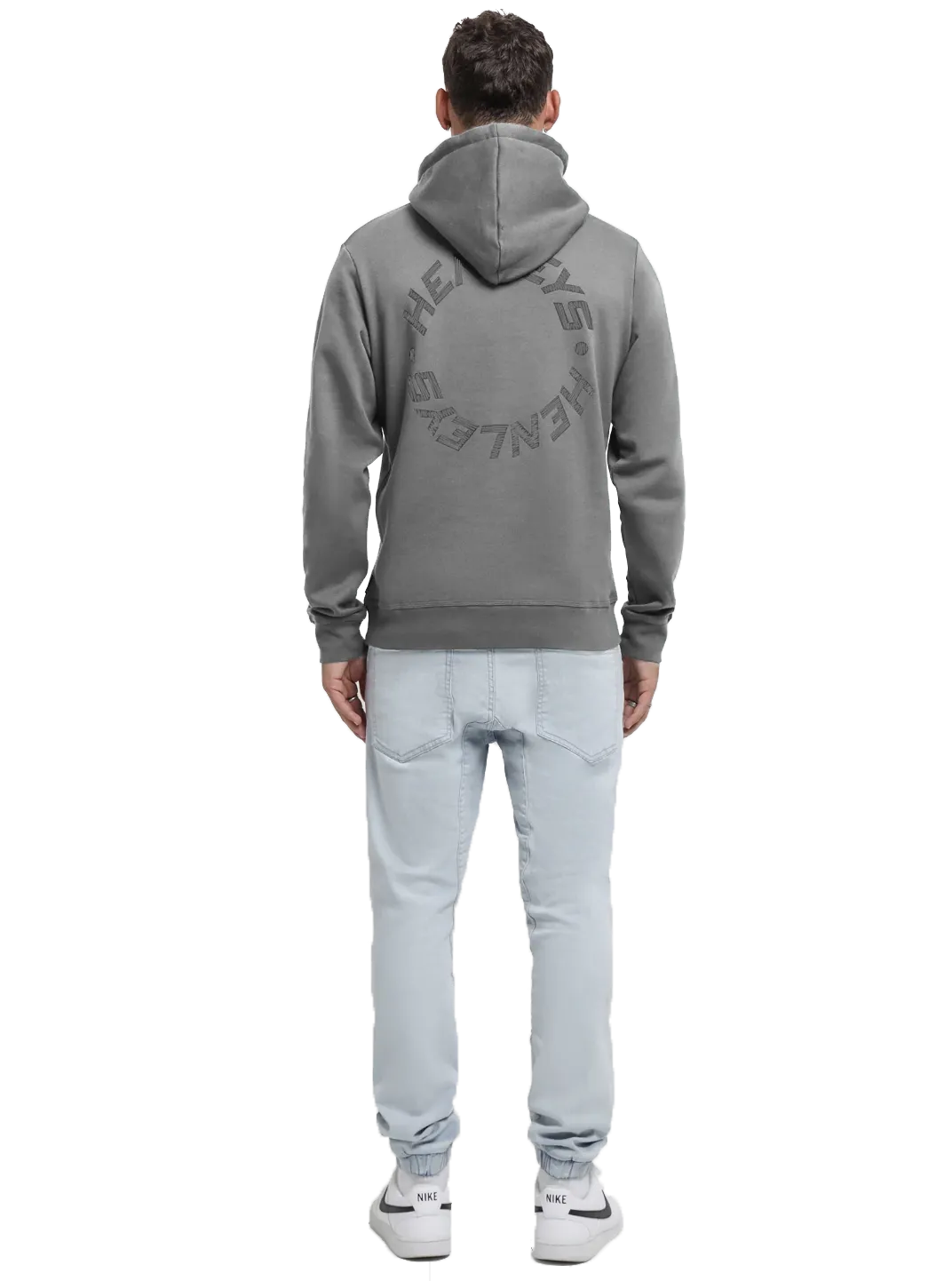 Henleys Defence Tonal Hooded Sweater - Mens - Grey