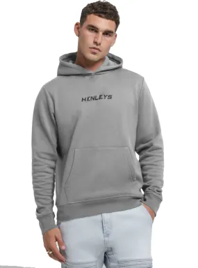 Henleys Defence Tonal Hooded Sweater - Mens - Grey