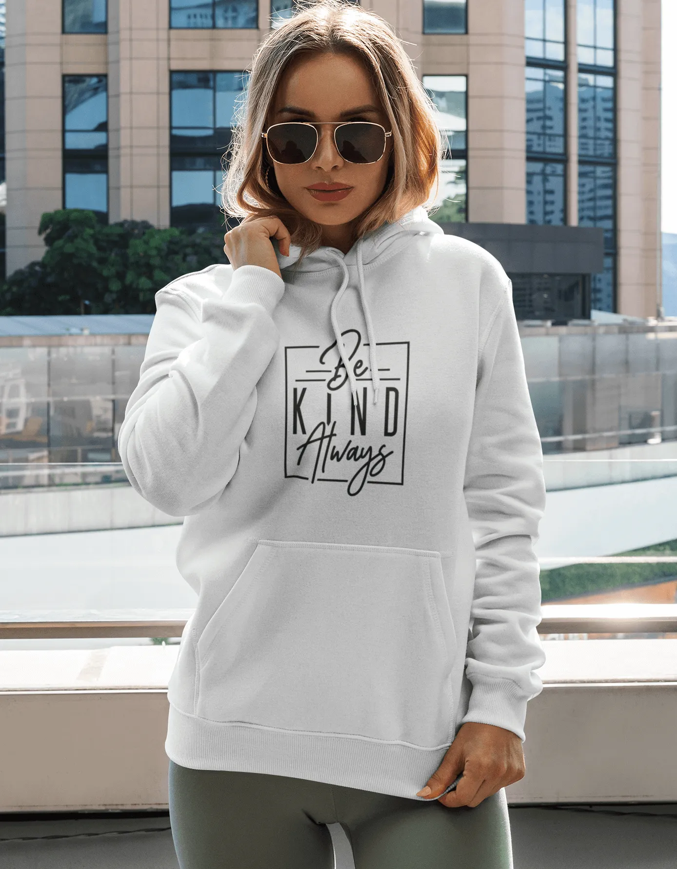 HigherBlanks Premium Hoodie | Be Kind