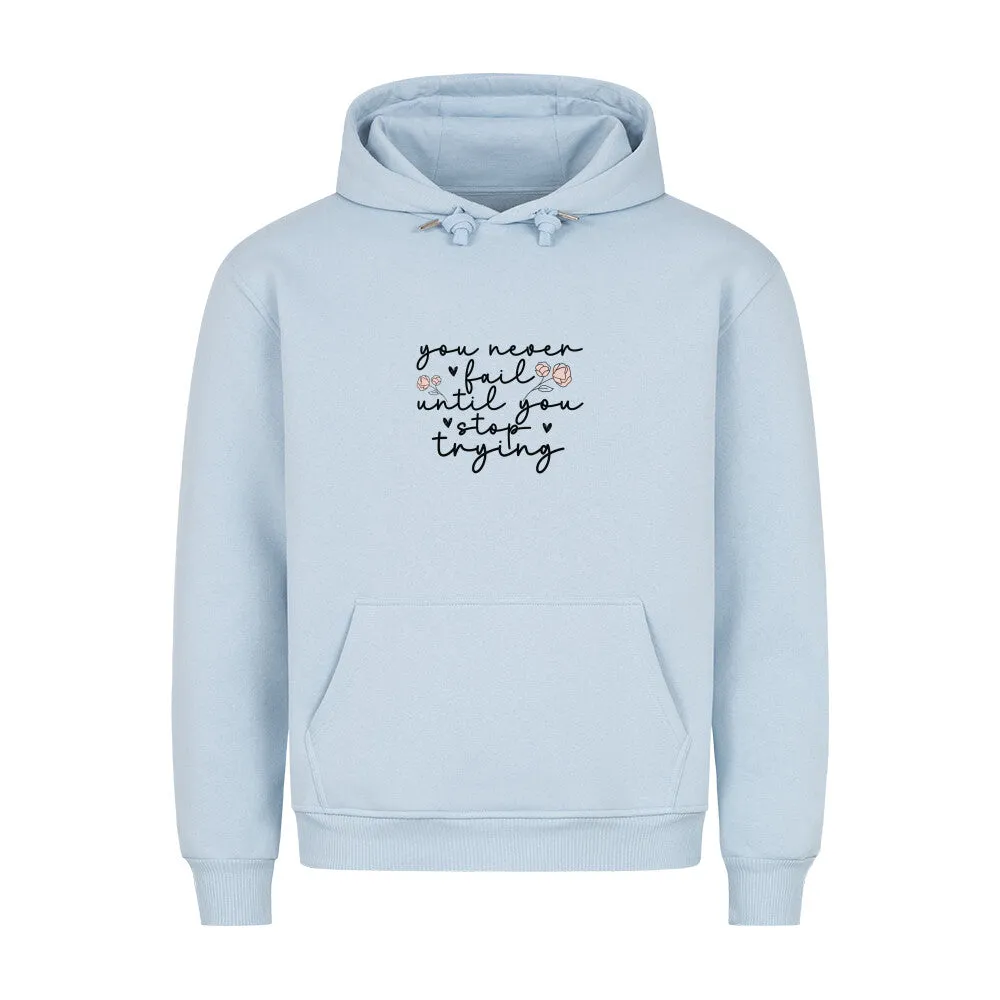 HigherBlanks Premium Hoodie | Niemals aufgeben