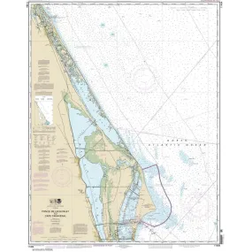 Historical NOAA Chart 11484: Ponce de Leon Inlet to Cape Canaveral