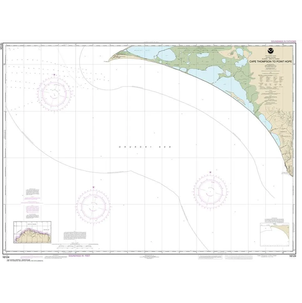 Historical NOAA Chart 16124: Cape Thompson to Point Hope